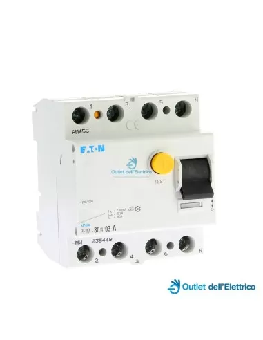 Eaton Pfim-80/4/03-a différentiel pur 4p 80a 0,3a cl.a